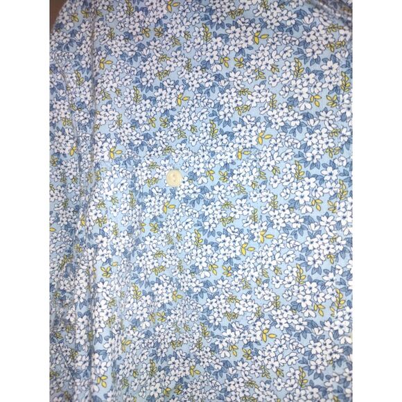 Ralph Lauren Denim & Supply (L) Blue & Yellow Floral Button Up Shirt - Picture 3 of 4
